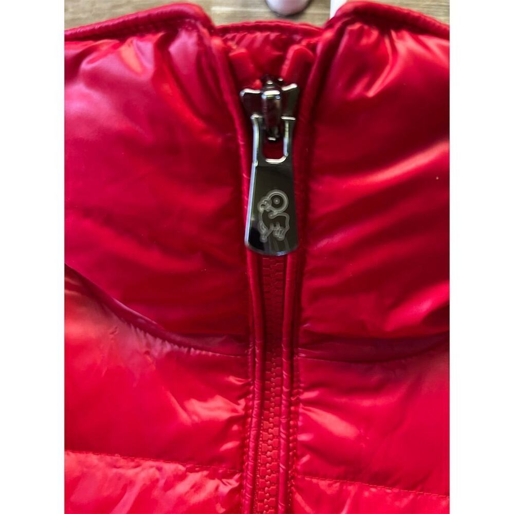 Happy Goat Lucky Women's Red Down Puffer Jacket Size S Winter Casual - Picture 5 of 16